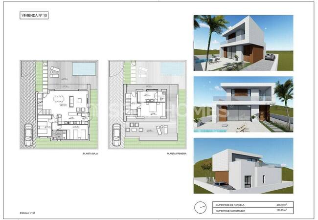 Modern Villas with Pools and Parking in Pilar De La Horadada 28