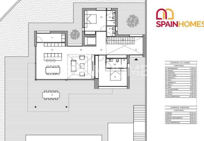 Semi-detached Villas a Prime Location in Alicante Spain 17
