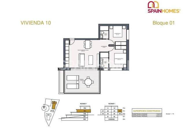 San Miguel De Salinas'ta Ayrıcalıklı Bölgede Modern Daireler 34