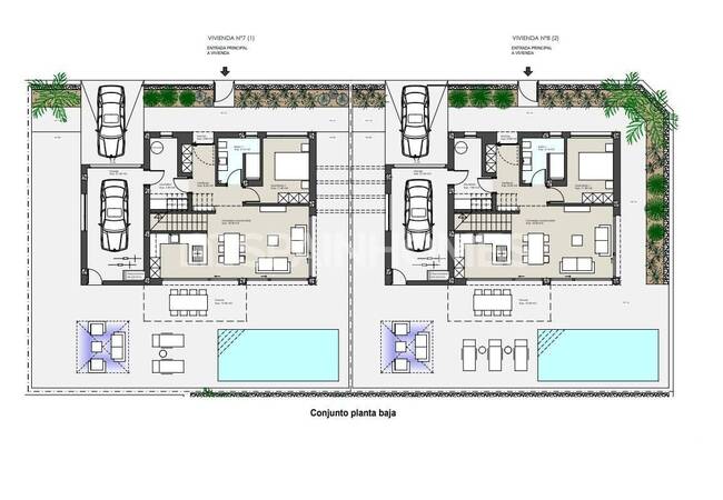 Sea View Villas with Private Pools in Pilar De La Horadada 14