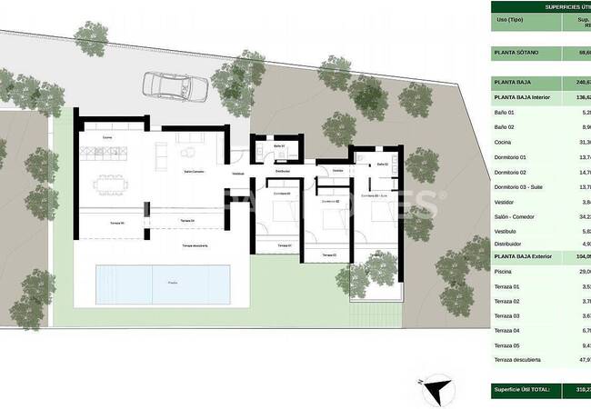 Altea Alicante'de Sahile Yakın Konumda Havuzlu Lüks Villa 53