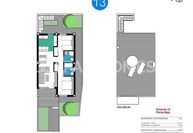 Houses in a Complex with Pool Near the Coast in Alicante 11