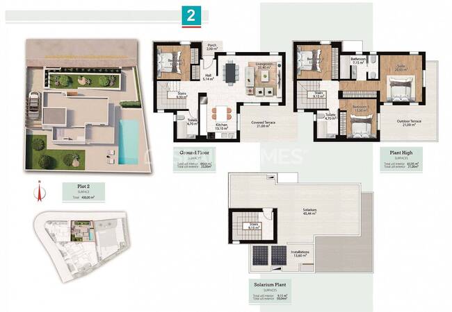 Alfaz Del Pi'de Akdeniz Mimarisine Sahip Havuzlu Villalar 8