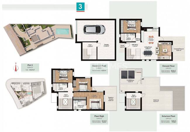 Alfaz Del Pi'de Akdeniz Mimarisine Sahip Havuzlu Villalar 9