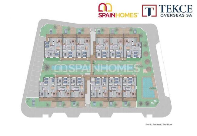 Pilar De La Horadada'da Havuzlu Sitede Sıfır Daireler 20