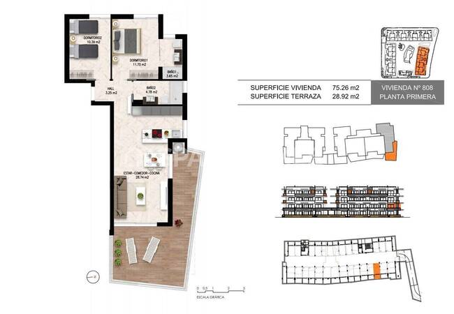 Apartments with Elegant Design in Orihuela Costa Alicante 61