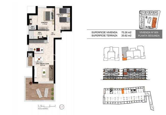 Apartments with Elegant Design in Orihuela Costa Alicante 62