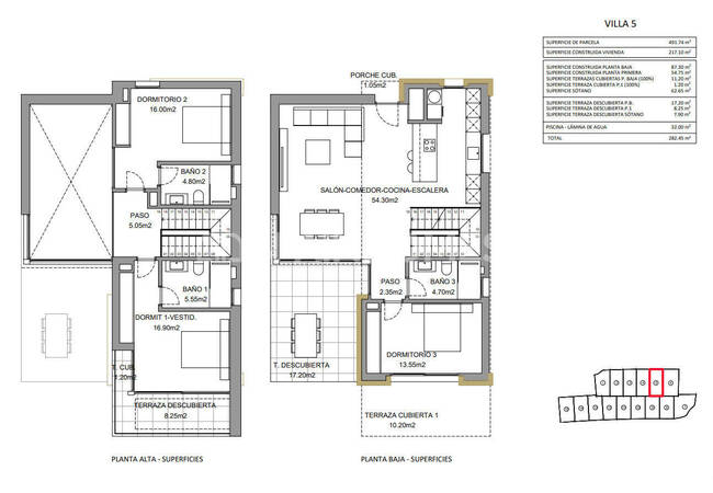 Sea View Villas with Pool and Terraces in Finestrat Alicante 37