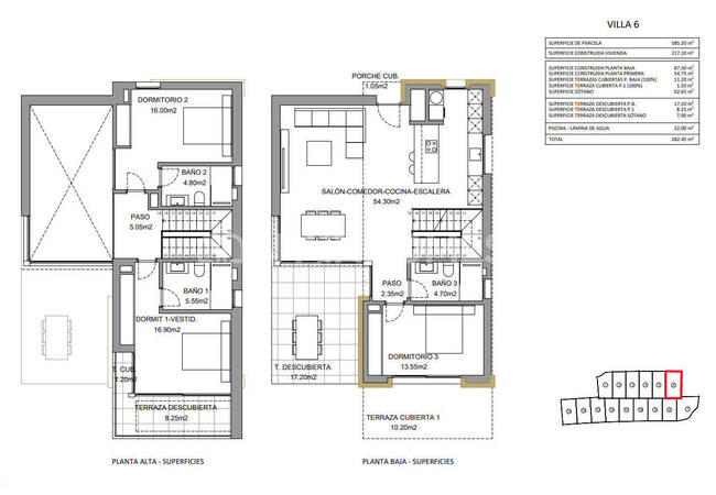 Sea View Villas with Pool and Terraces in Finestrat Alicante 39