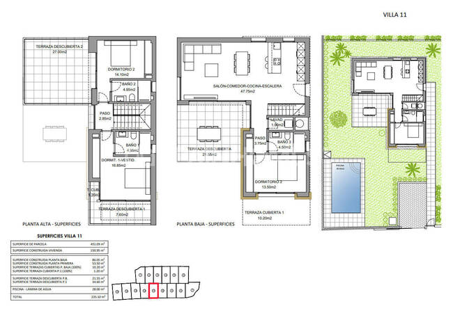 Sea View Villas with Pool and Terraces in Finestrat Alicante 40