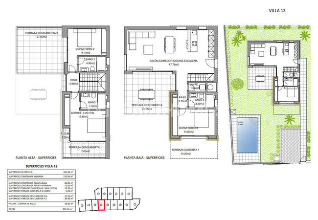 Sea View Villas with Pool and Terraces in Finestrat Alicante 41