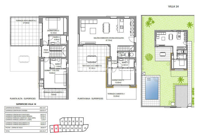 Sea View Villas with Pool and Terraces in Finestrat Alicante 42