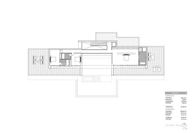 Sea View Villa with a Pool and Terraces in Moraira Alicante 14