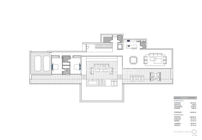 Sea View Villa with a Pool and Terraces in Moraira Alicante 15