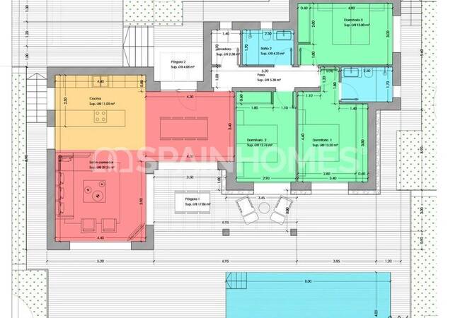 Medelhavsvilla Med 3 Sovrum I Pedreguer, Alicante 9