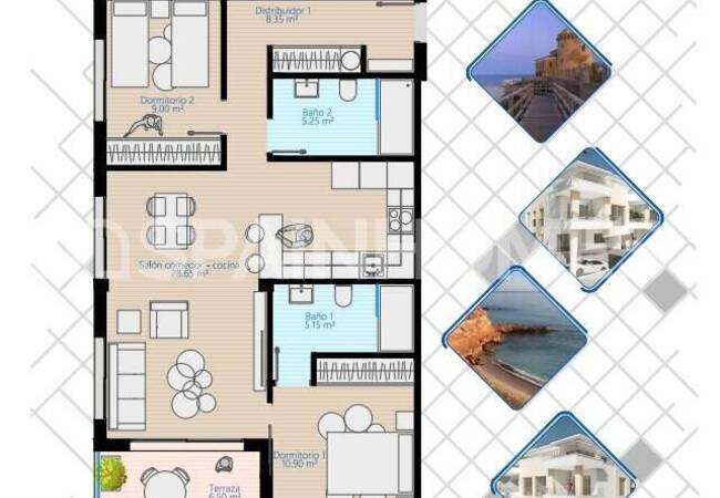 Просторные Квартиры Рядом с Пляжем в Пилар-де-ла-Орадада 32