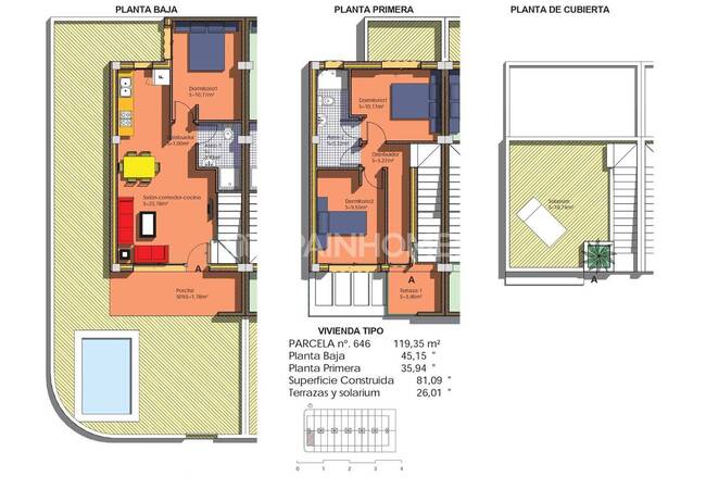 Alicante Villamartin’de Avantajlı Konumda Havuzlu Şık Evler 38