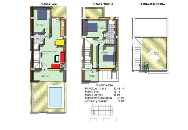 Alicante Villamartin’de Avantajlı Konumda Havuzlu Şık Evler 39