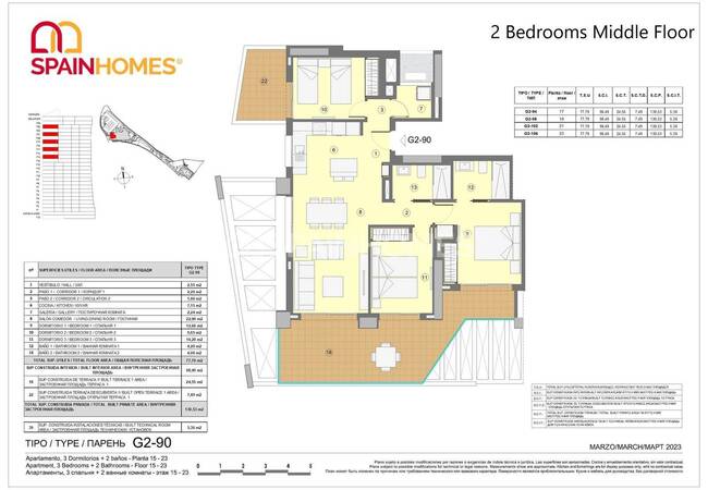 Benidorm'da Sahile Yakın Konumda Lüks Site İçinde Daireler 31