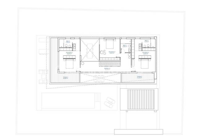 Orihuela Cabo Roig’te Sahile Yakın Havuzlu Lüks Villalar 11