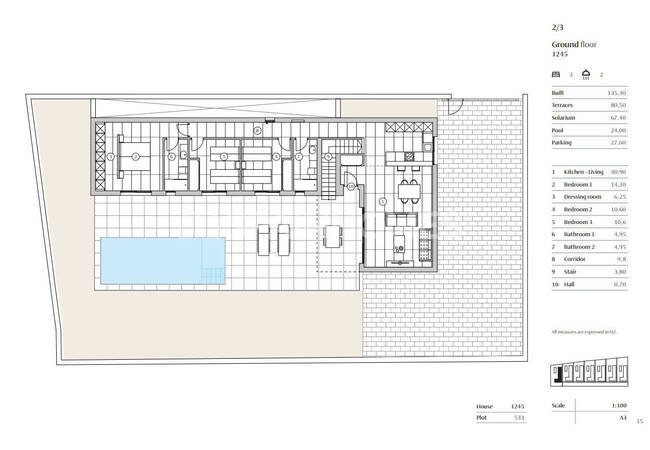 Algorfa'da Teraslı ve Havuzlu Şık Tasarımlı Villalar 13