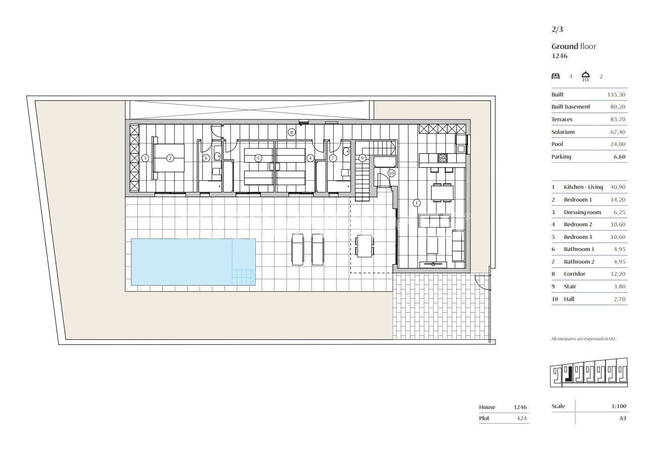 Algorfa'da Teraslı ve Havuzlu Şık Tasarımlı Villalar 16