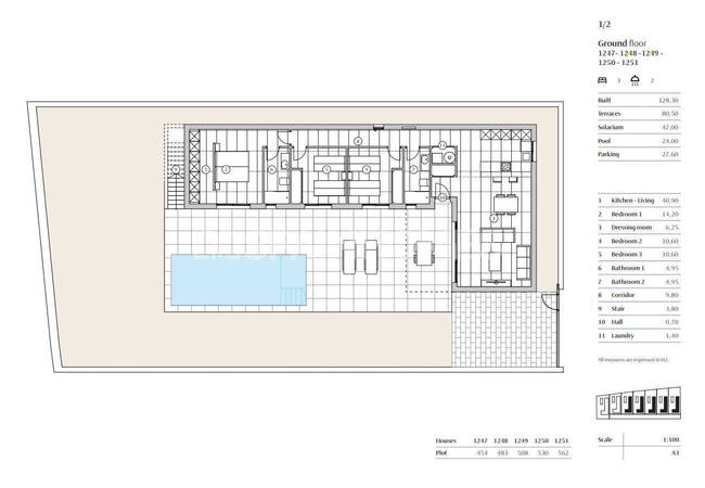 Algorfa'da Teraslı ve Havuzlu Şık Tasarımlı Villalar 18