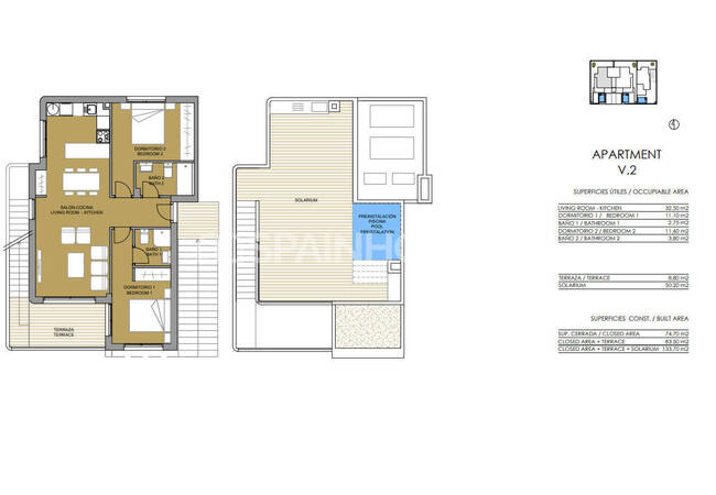 Torre De La Horadada'da Havuzlu ve Teraslı Daireler 18