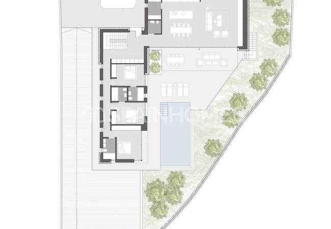 Alicante Moraira'da 4 Yatak Odalı Geniş Müstakil Villa 24