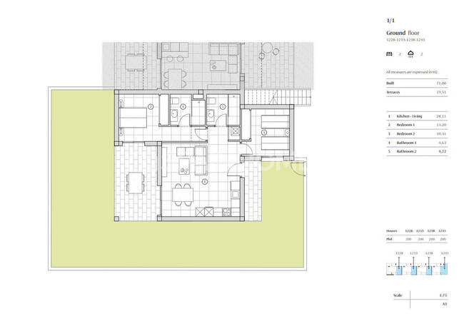 Квартиры для гольфа в Комплексе с Бассейном в Альгорфе 17