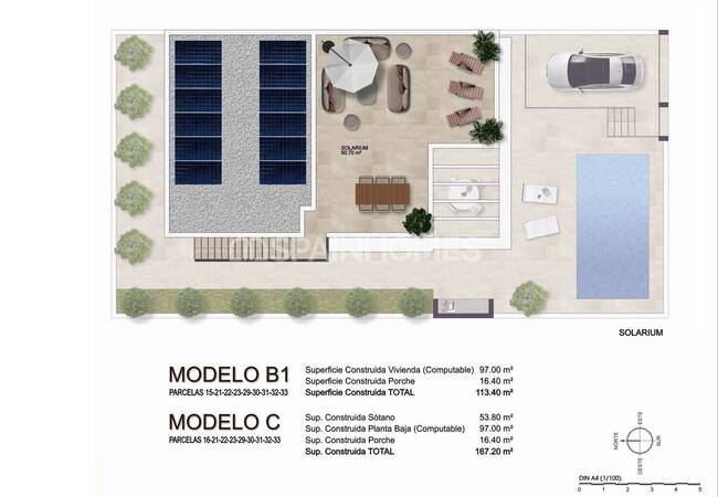 Detached Properties with 3 Bedrooms in Ciudad Quesada 52