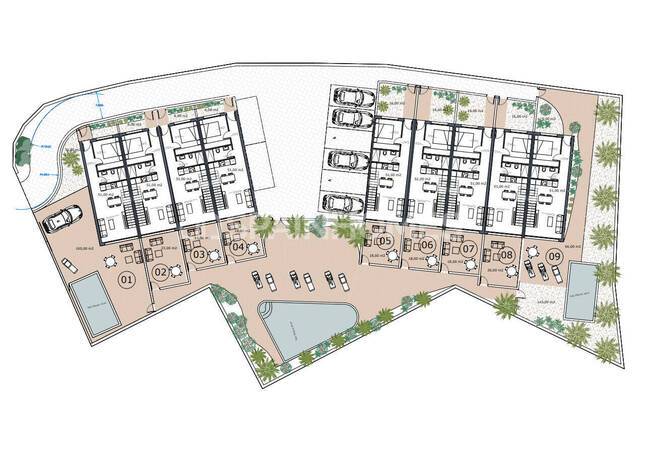 Роскошные виллы с общим бассейном в Ориуэле, Аликанте 64