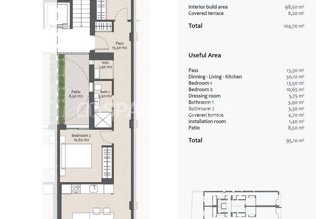Altea'da Sahile Yakın Çevre Dostu Tasarımlı Daireler 73