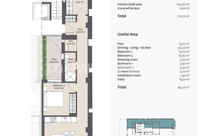 Altea'da Sahile Yakın Çevre Dostu Tasarımlı Daireler 66