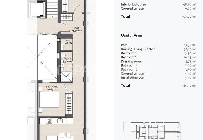 Altea'da Sahile Yakın Çevre Dostu Tasarımlı Daireler 81