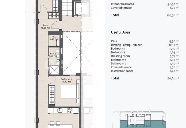 Altea'da Sahile Yakın Çevre Dostu Tasarımlı Daireler 83