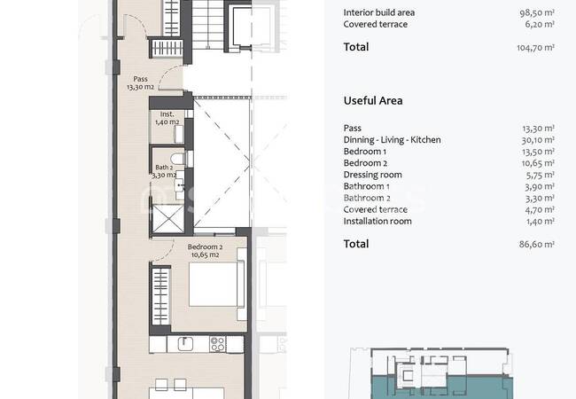 Altea'da Sahile Yakın Çevre Dostu Tasarımlı Daireler 51