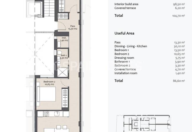 Altea'da Sahile Yakın Çevre Dostu Tasarımlı Daireler 57