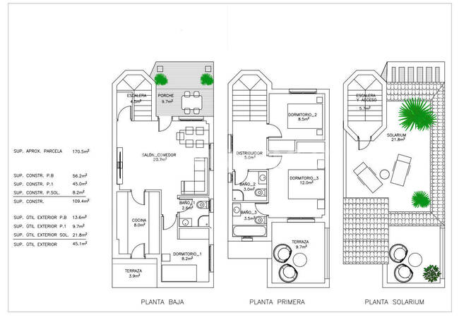 Отдельные Виллы С 3 Спальнями В Сан Фульхенсио Аликанте 58