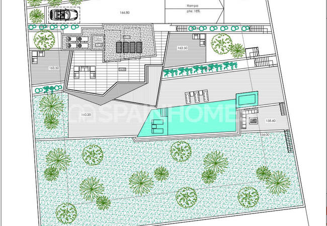 فيلا منفصلة مع مسبح وإطلالات في بينيسا أليكانتي 9
