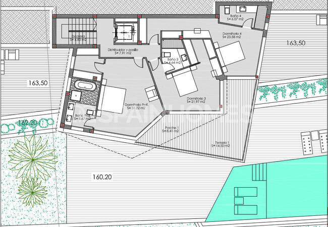 فيلا منفصلة مع مسبح وإطلالات في بينيسا أليكانتي 12