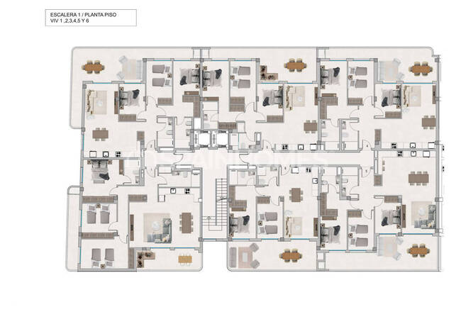 2 and 3-bedroom Real Estate in a Complex in Santa Pola Alicante 7