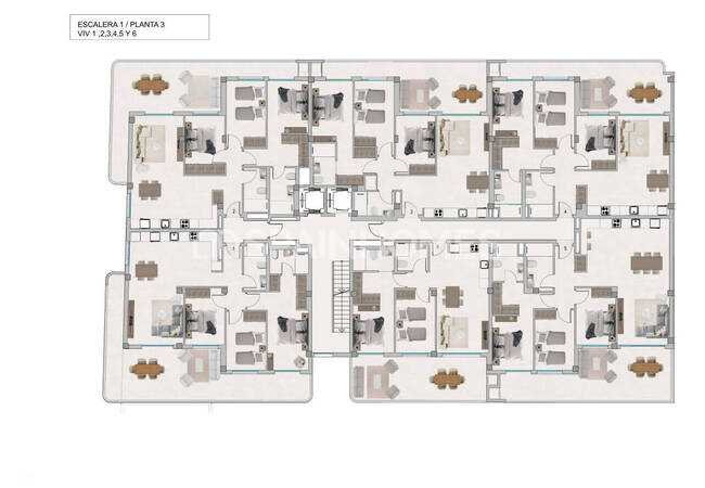 2 and 3-bedroom Real Estate in a Complex in Santa Pola Alicante 9