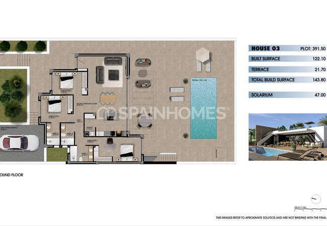 Stylish 3-bedroom Houses with Private Pool in Alicante Mutxamel 24