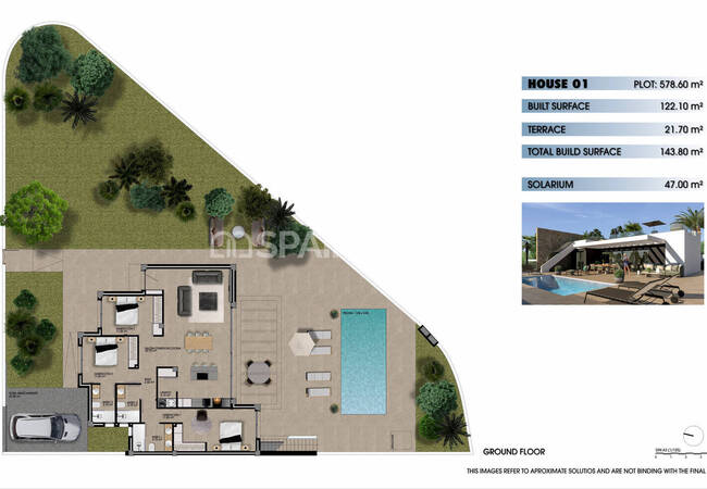 Stylish 3-bedroom Houses with Private Pool in Alicante Mutxamel 20