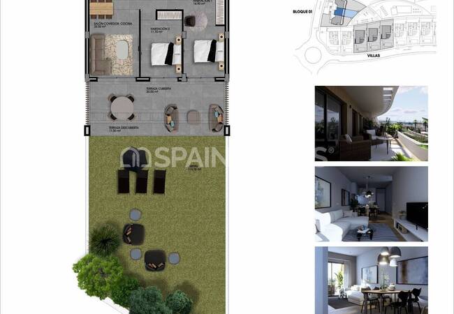 2 and 3-bedroom Golf Flats in a Complex with Pool in Finestrat 24