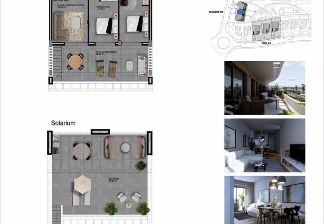 2 and 3-bedroom Golf Flats in a Complex with Pool in Finestrat 21