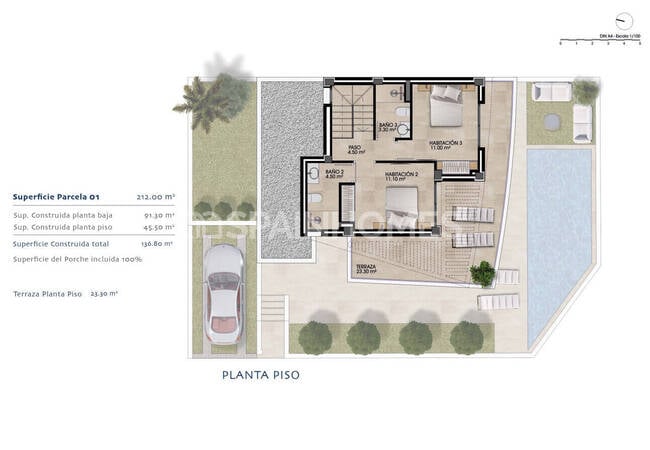 3-bedroom Houses with Swimming Pools in Dolores Alicante 37