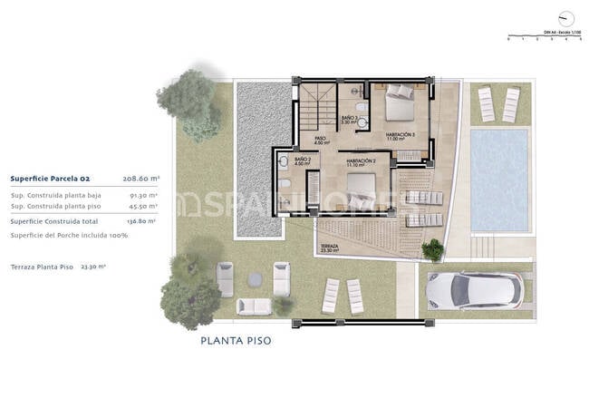 3-bedroom Houses with Swimming Pools in Dolores Alicante 42