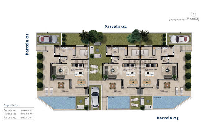 3-bedroom Houses with Swimming Pools in Dolores Alicante 34